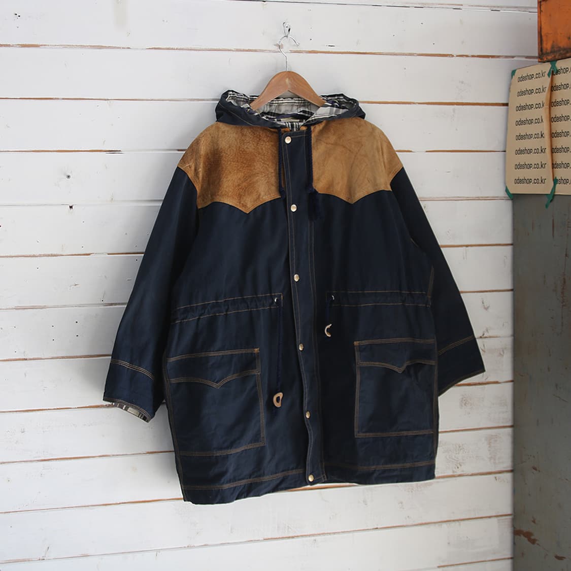 (착용컷) JUNKO SHIMADA 웨스턴 후드 자켓 (남성용 100) 상품이미지1