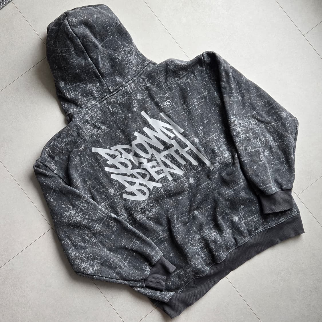 차콜 그레이 브라운브레스 후디  상품이미지2