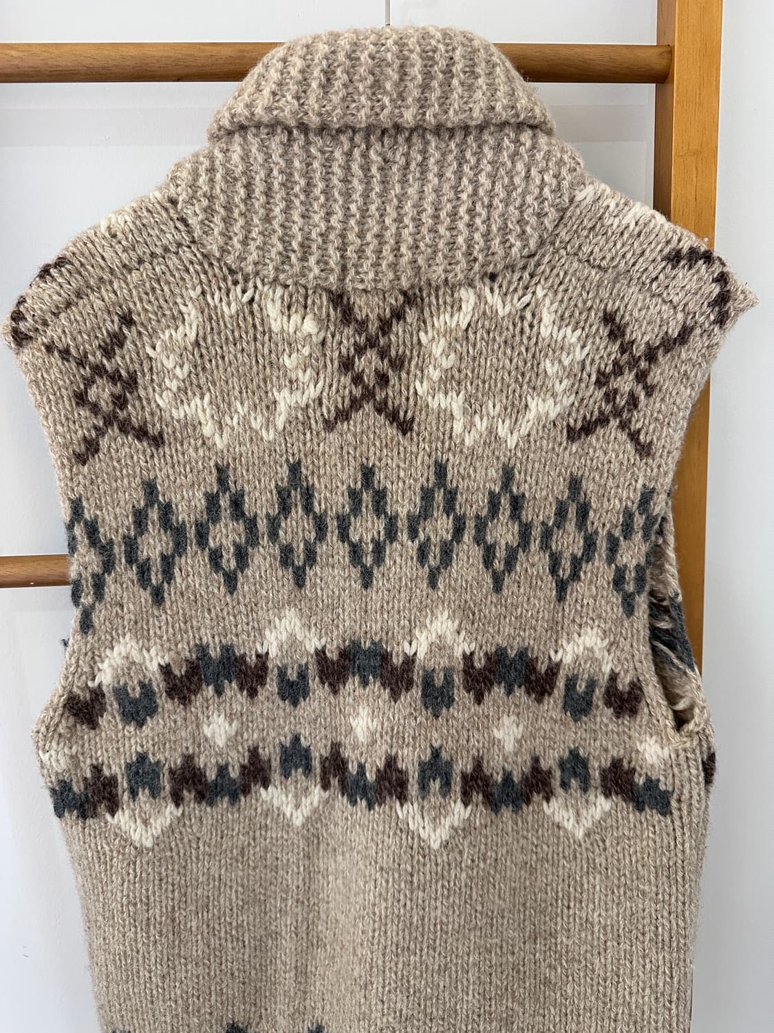 울 집업 베스트(일본빈티지) 상품이미지8