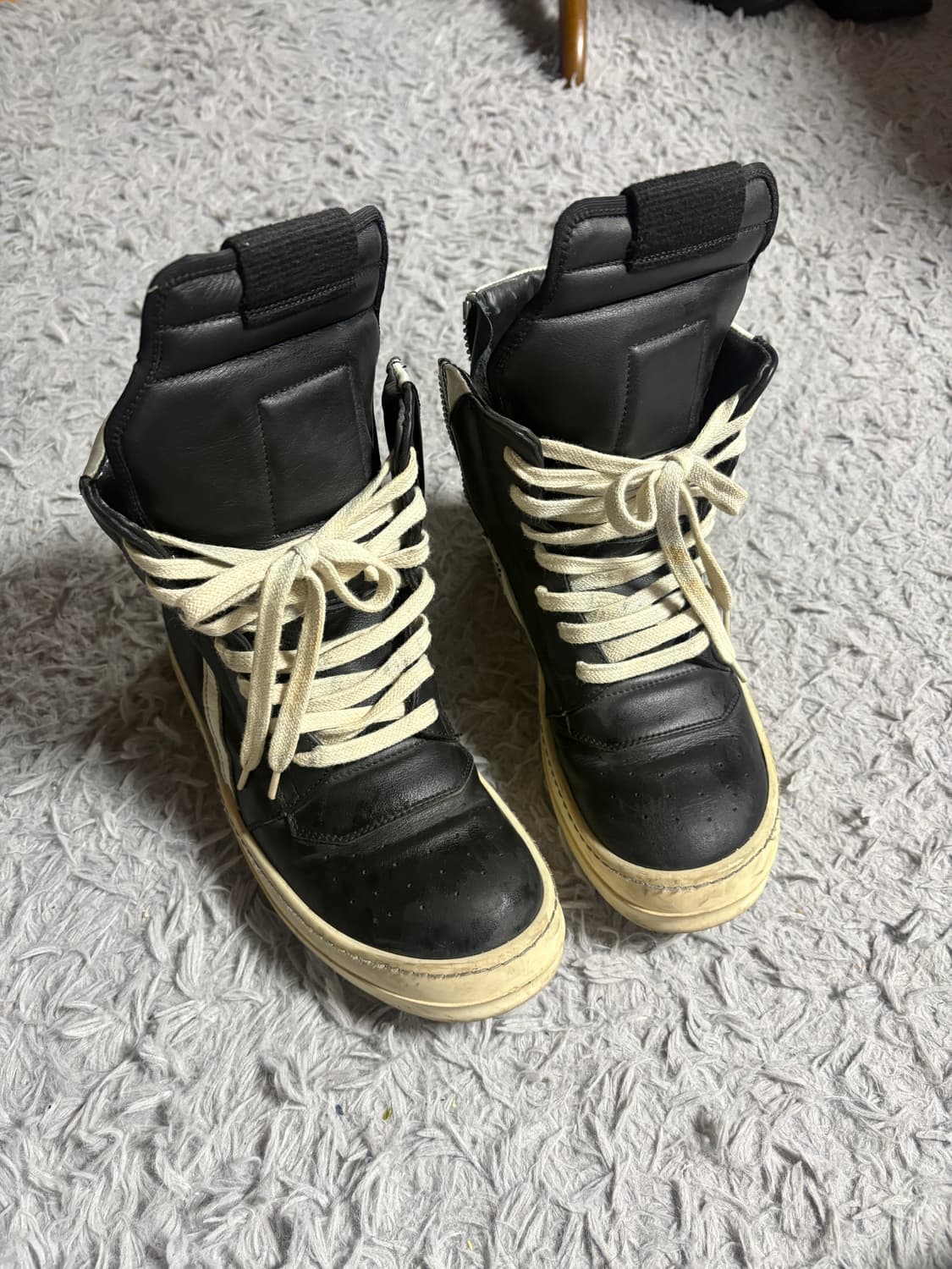 릭오웬스 지오바스켓 모노크롬 신발 36 상품이미지5