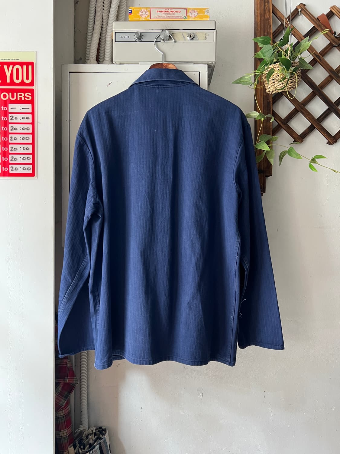 [L]90's 빈티지 HBT 헤링본 프렌치 워크자켓 상품이미지6