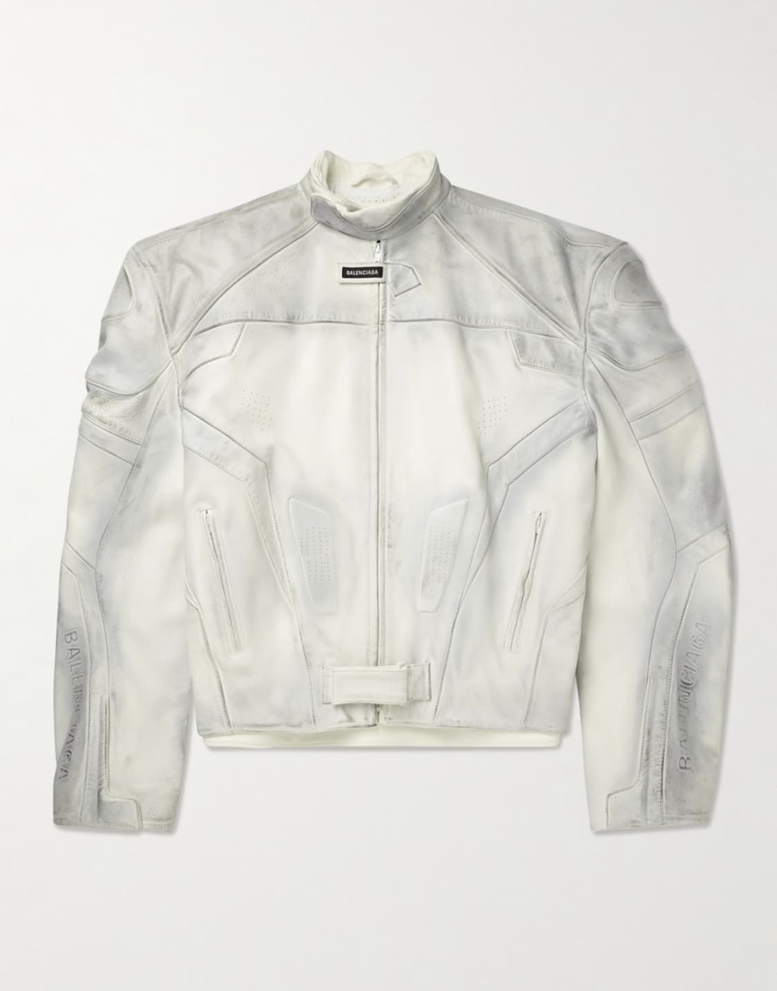 발렌시아가 오버사이즈 바이커 레더 자켓  상품이미지1