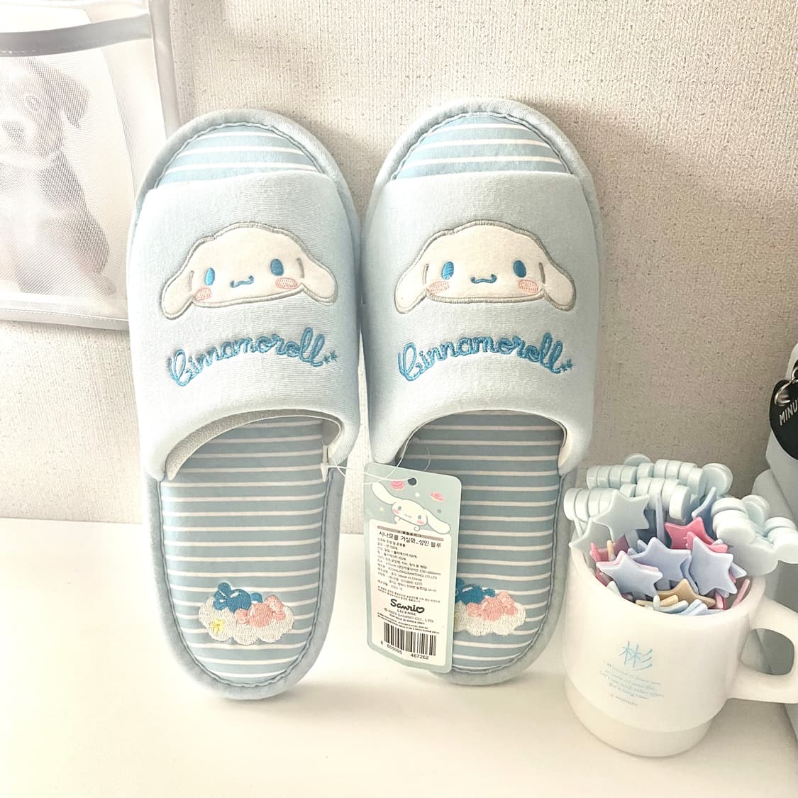 산리오 시나모롤 룸슈즈 상품이미지2