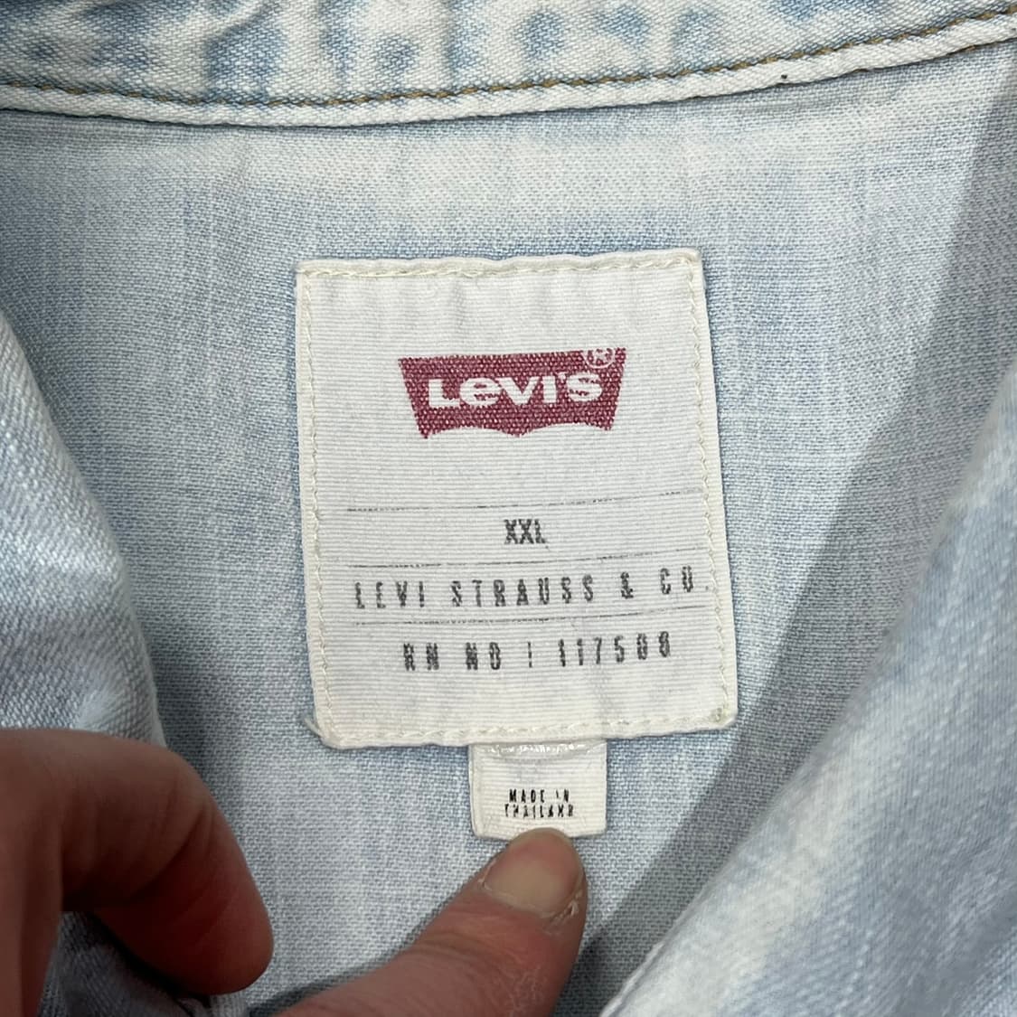 리바이스 워크 데님셔츠 s09046 상품이미지7