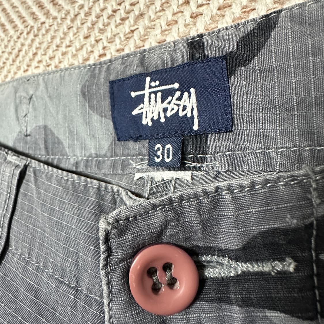STUSSY old vintage camo cargo pants 상품이미지3