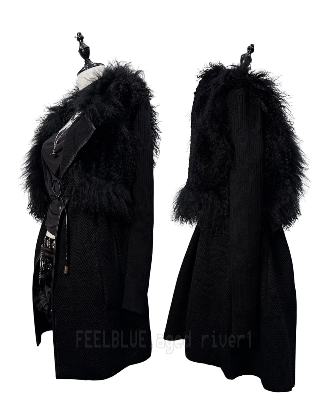 Rabbit & Tibetan Lamb Fur Vest 상품이미지4