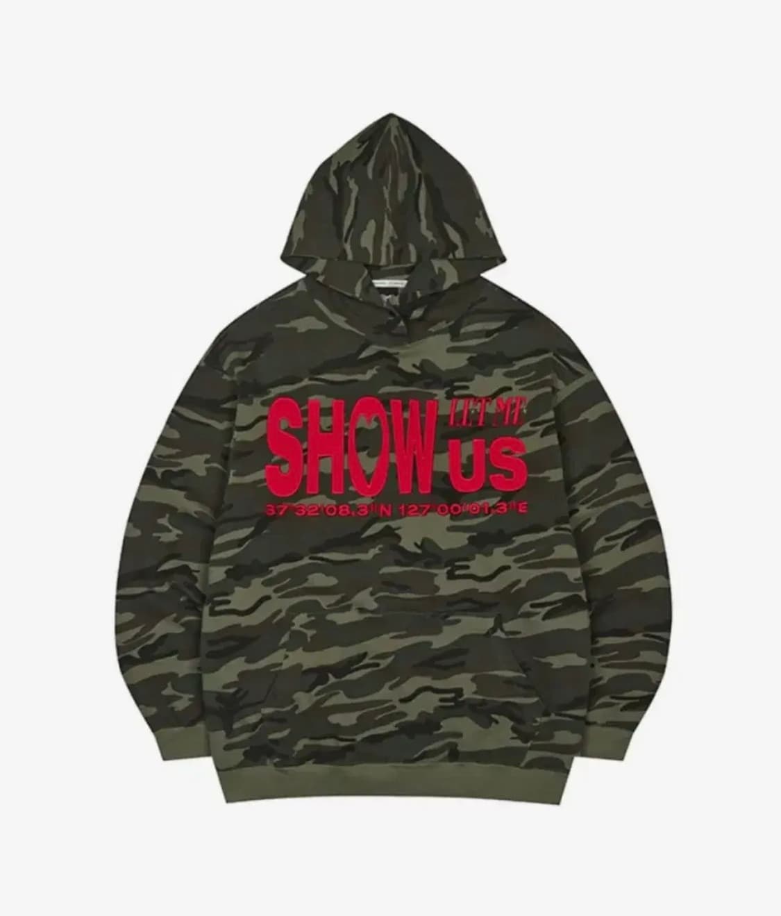 러브이즈트루 카모 후드티 상품이미지1