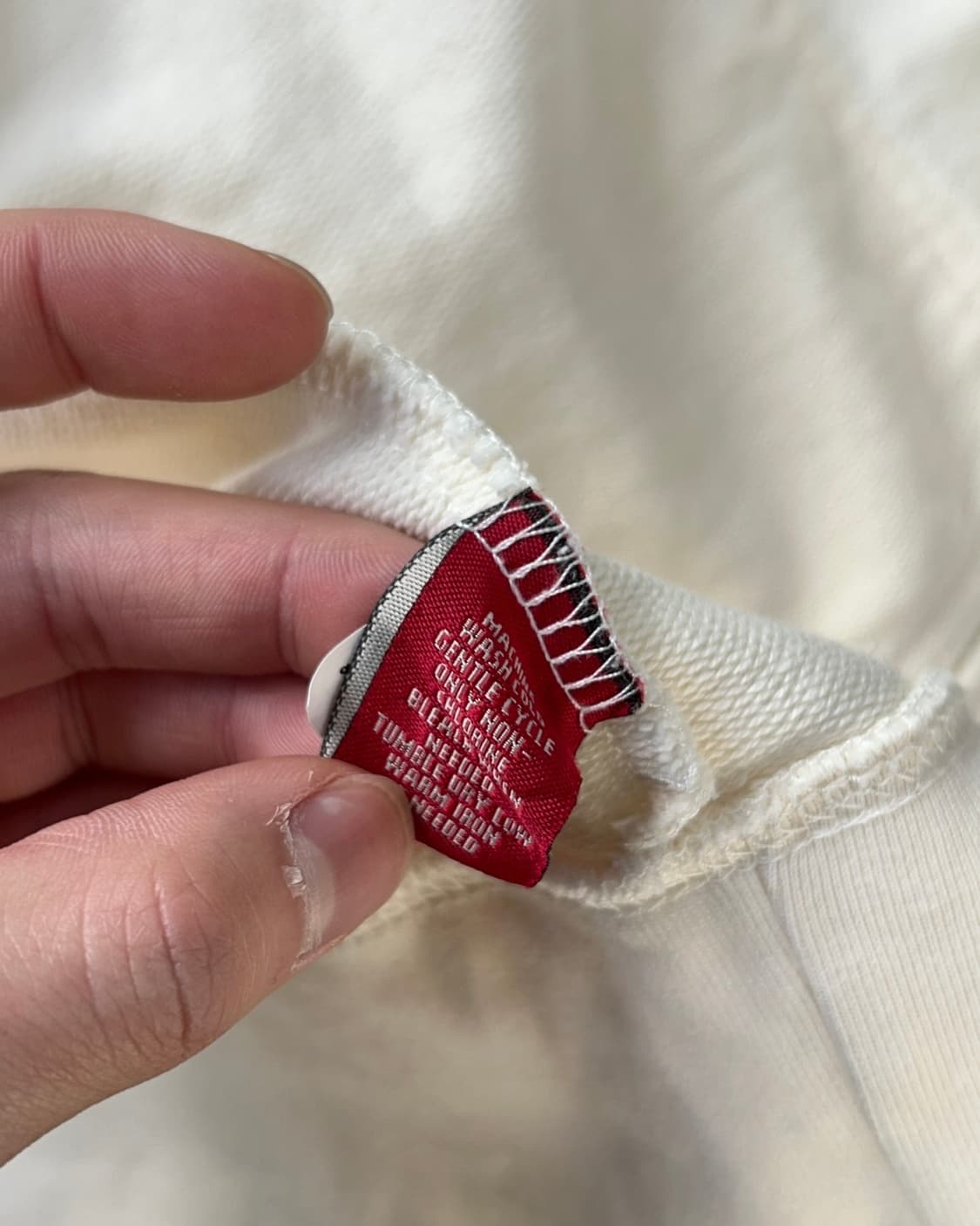 챕스 자수로고 베이지 후드집업 상품이미지10