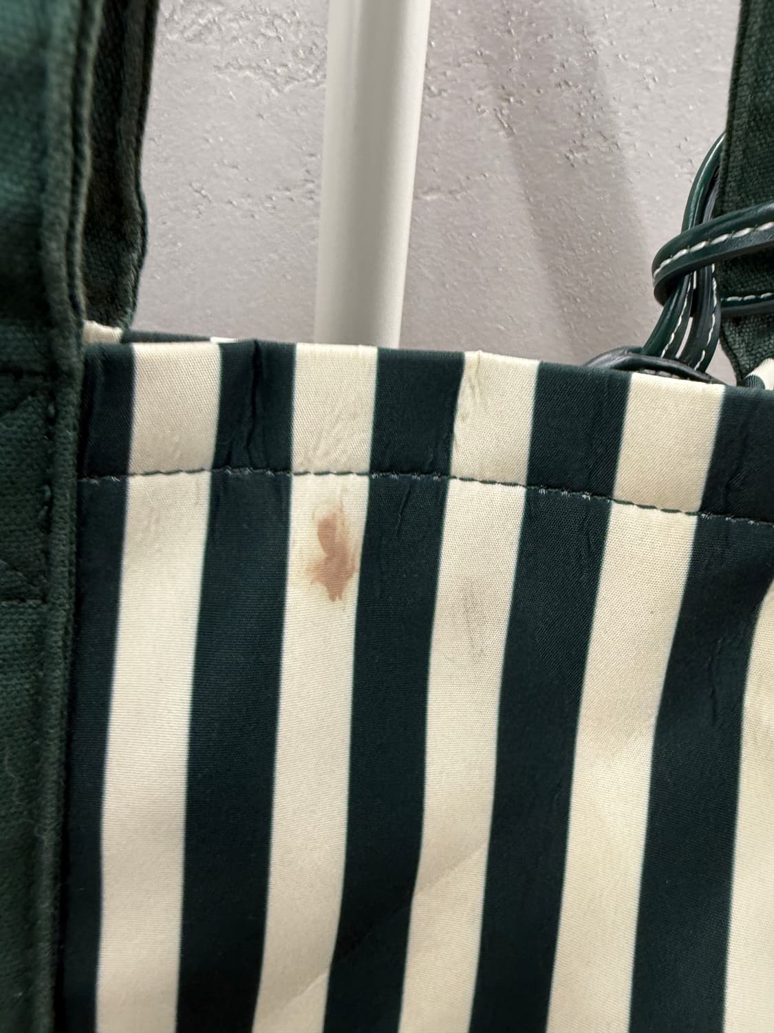 말본 골프 스트라이프 토트백 그린 상품이미지4