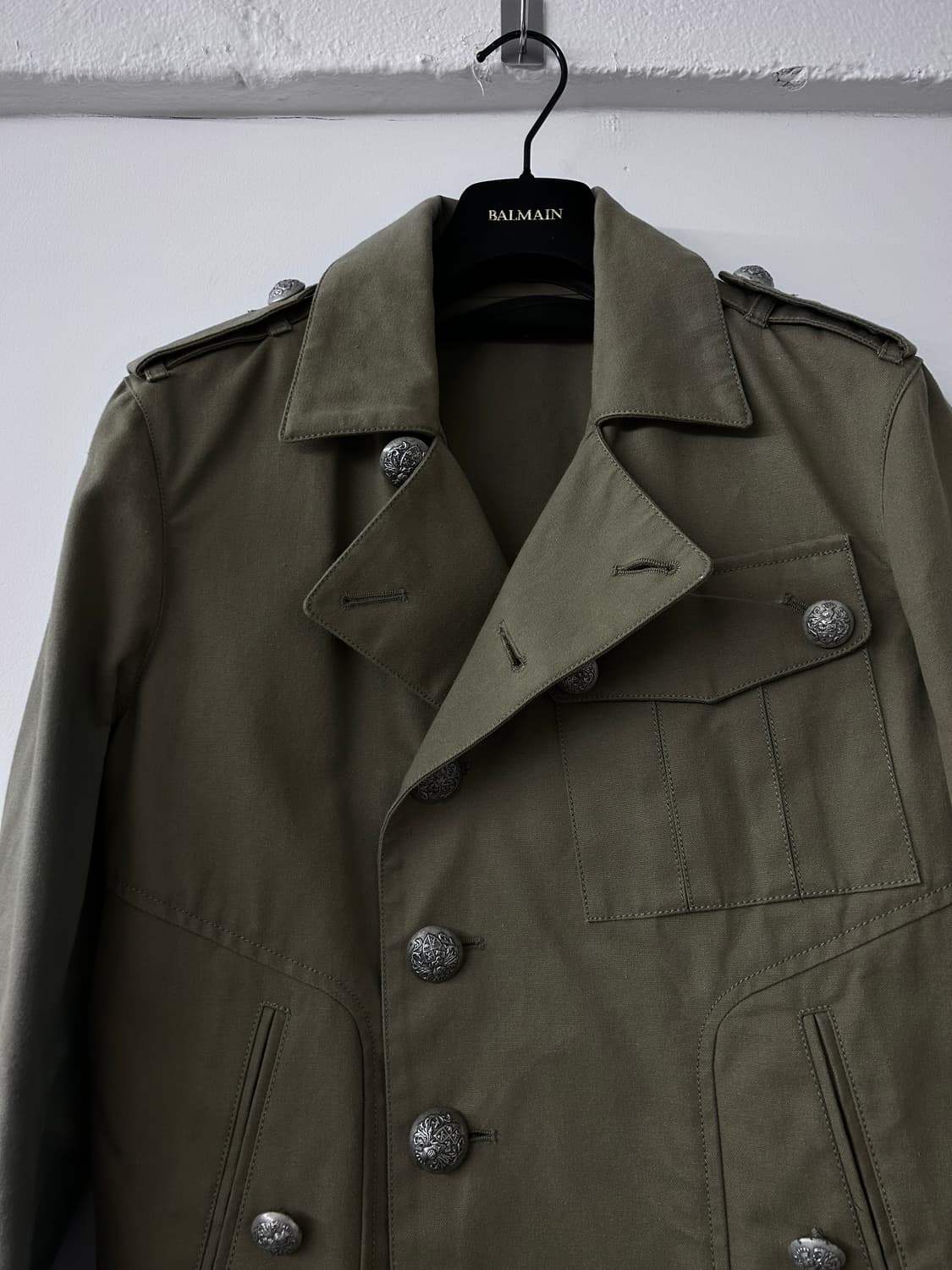 발망 13ss 스틸 버튼 나폴레옹 밀리터리 자켓 상품이미지5