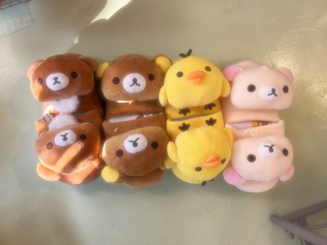 리락쿠마 룸슈즈 - 개당가격 ⭐️ 상품이미지1