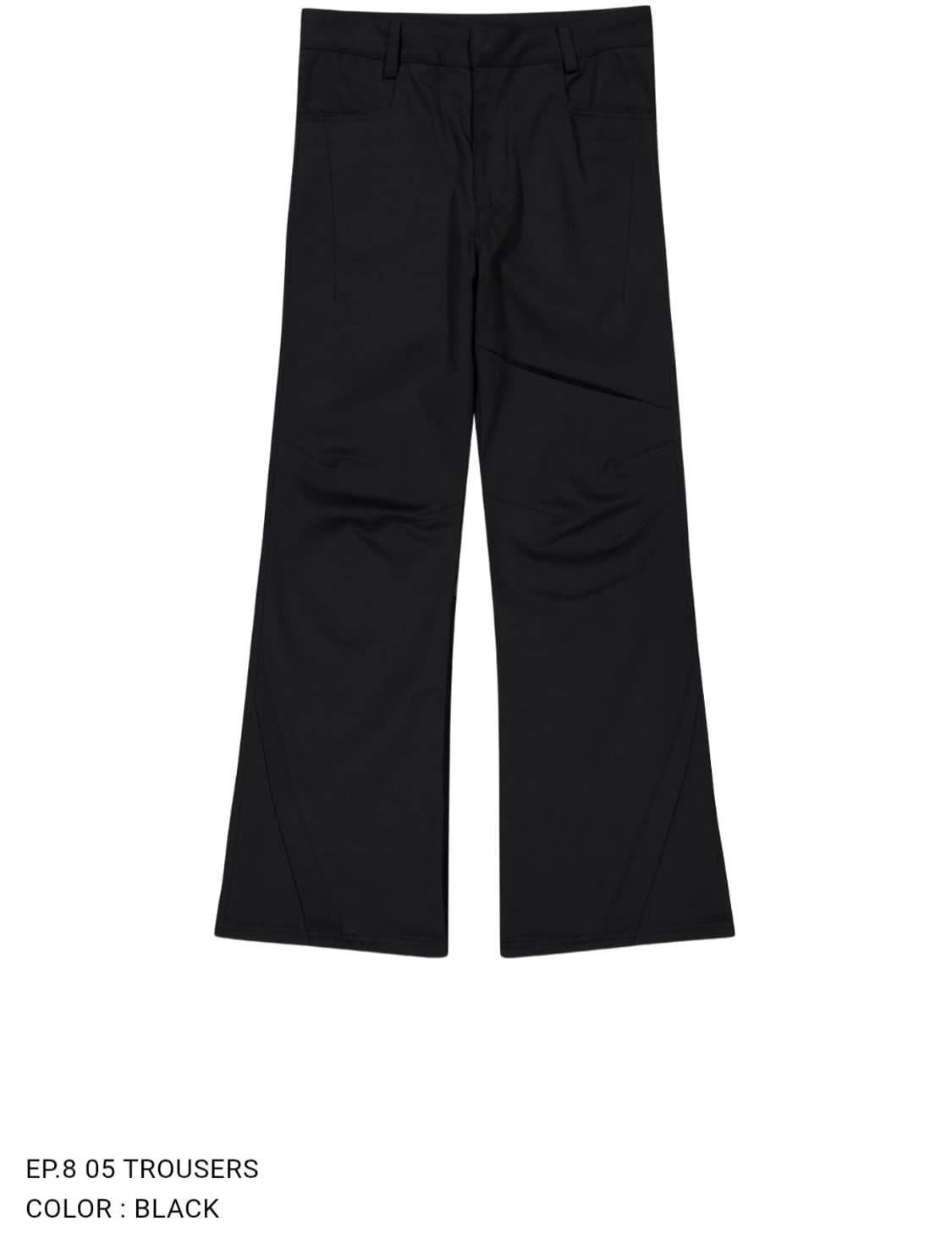 [M] xlim 엑슬림 ep8 05 팬츠 블랙 상품이미지1