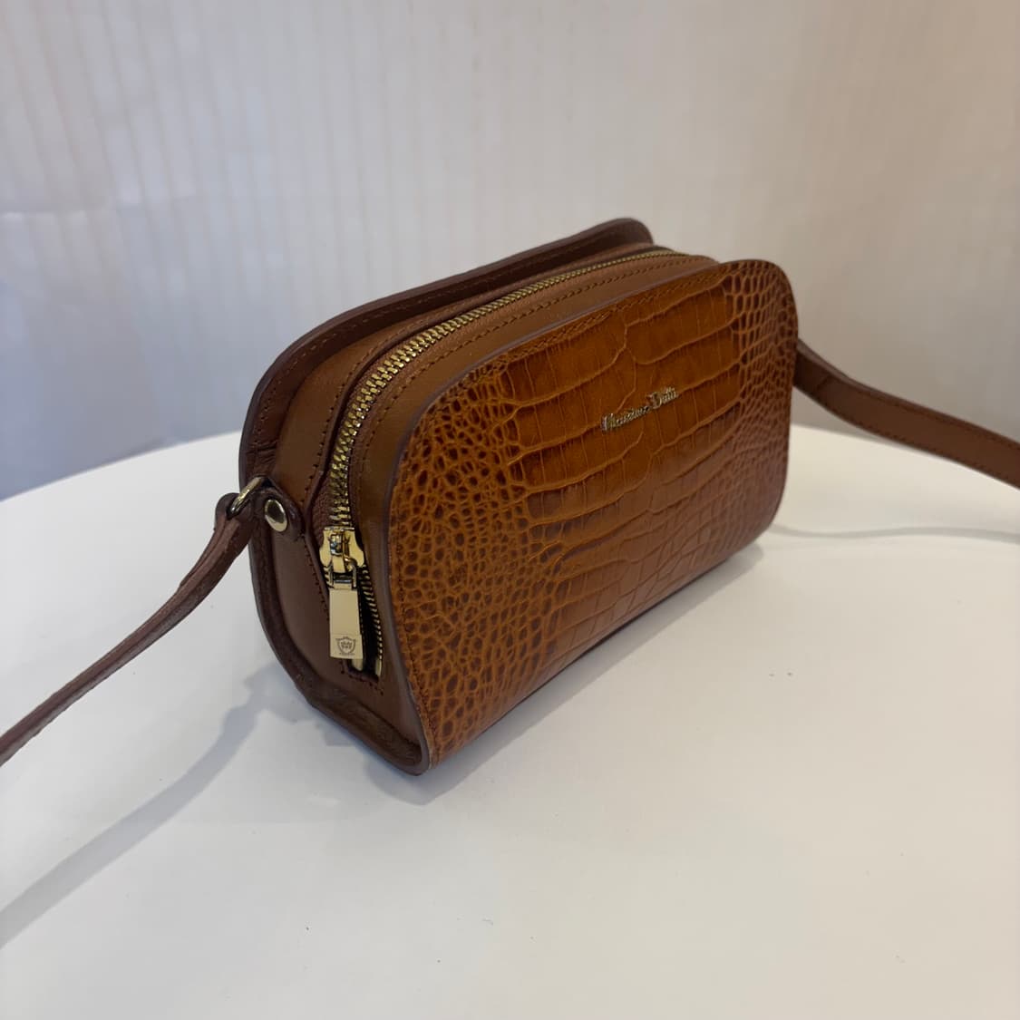 정품 마시모두띠 레더 크로스백     상품이미지4