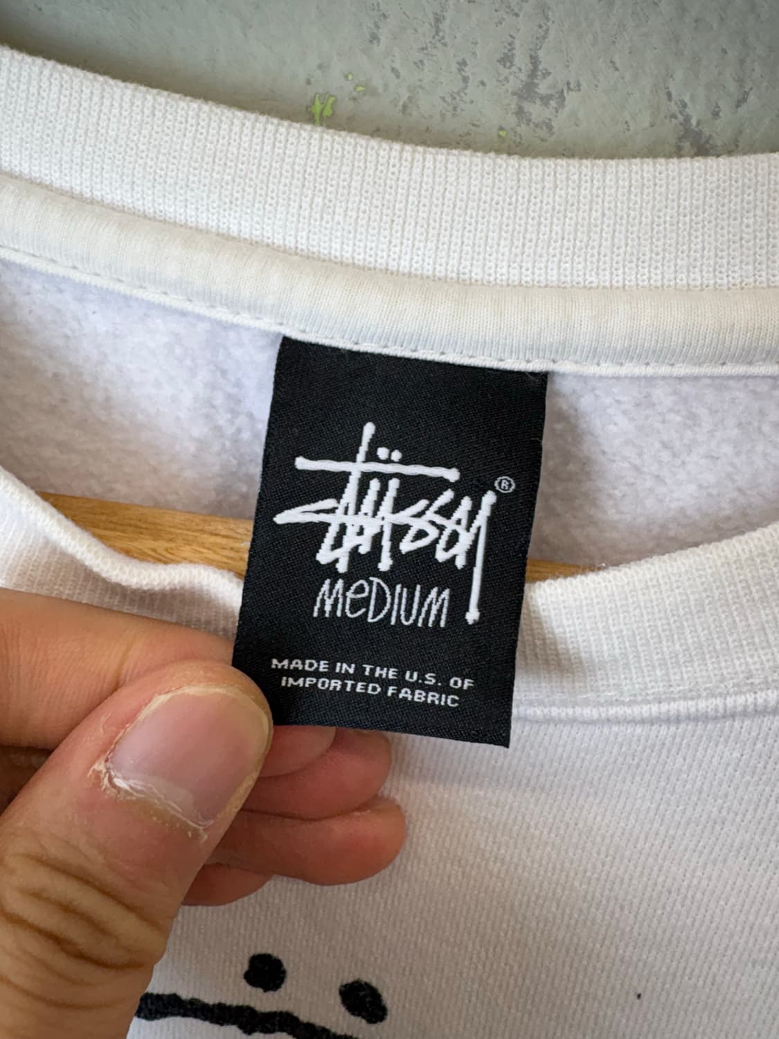 스투시 월드투어 화이트 맨투맨 상품이미지6