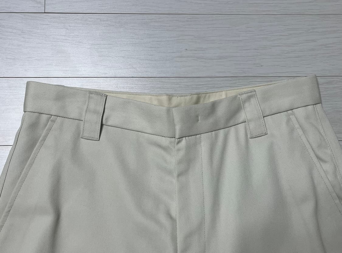 [미사용]무탠다드 헤비웨이트 cp와이드 치노팬츠30  더스티 크림 상품이미지5