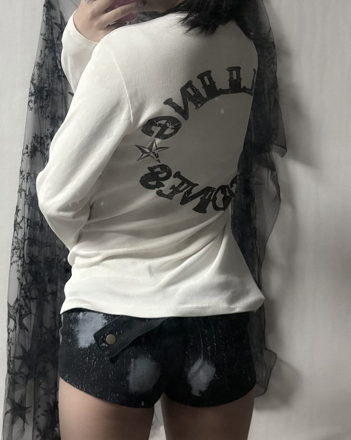 펑크 스컬 포인트 롱슬리브  상품이미지2