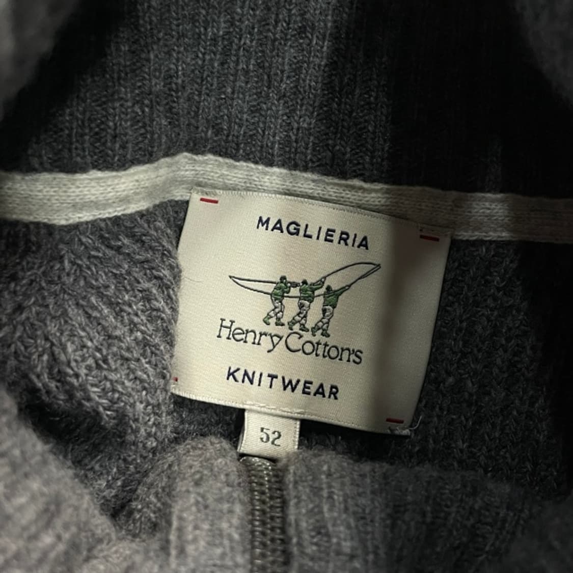 105 헨리코튼 반집업 니트  상품이미지3
