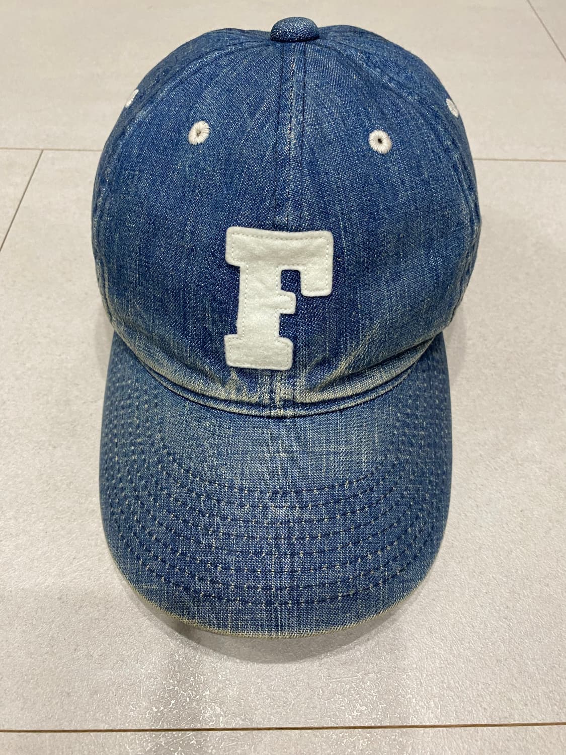 풀카운트 6843HW F로고 빈티지 워싱 볼캡 상품이미지4