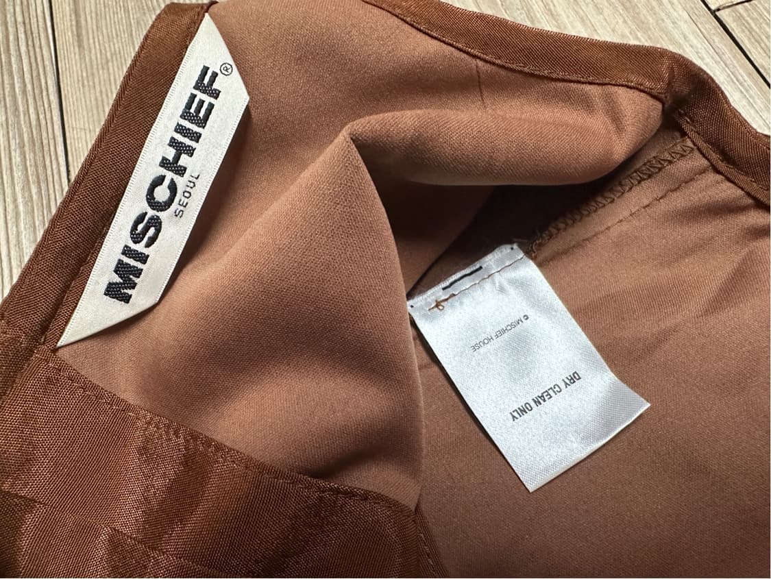 미스치프 새틴/벨벳 뷔스티에 상품이미지3