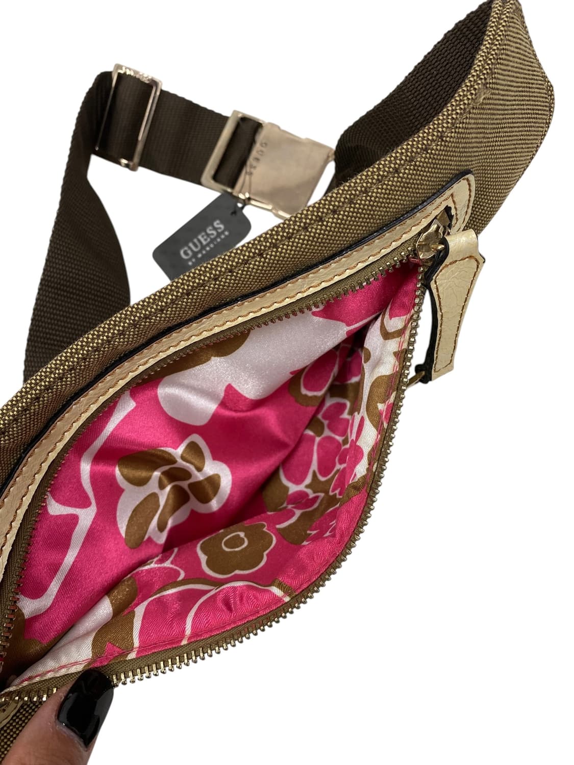 게스 브라운 힙색 벨트백 상품이미지3