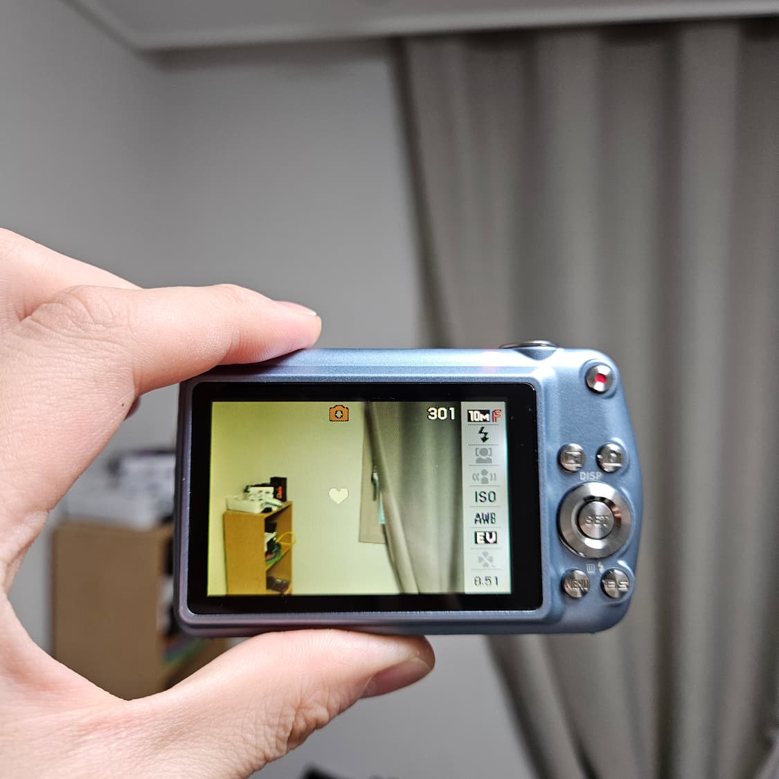 카시오 엑슬림 EX-Z1 블루 빈티지 디카 디지털카메라 상품이미지3