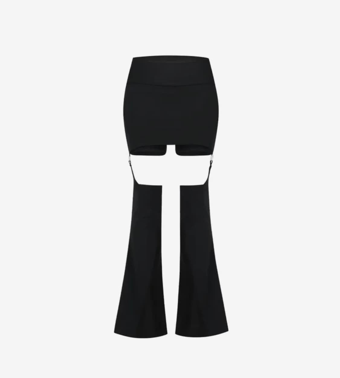구해요) 오호스 패널드 레이어드 스커트 블랙 or 그레이  상품이미지1