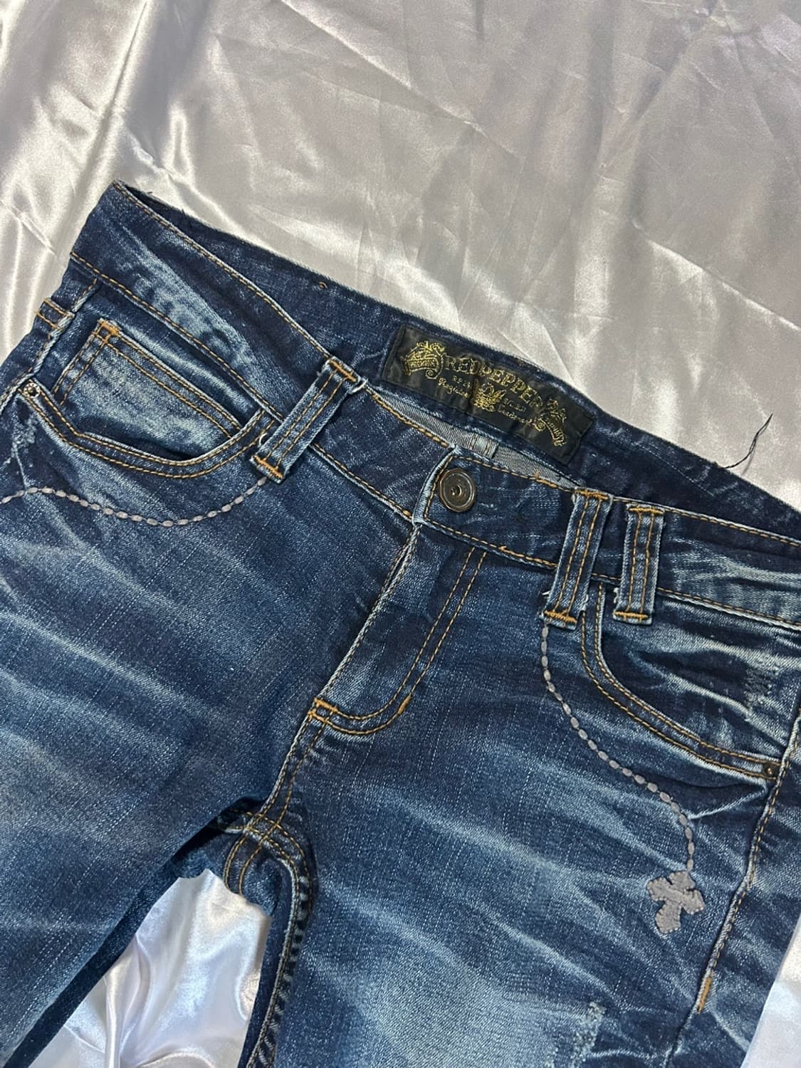 red pepper denim pants 상품이미지2