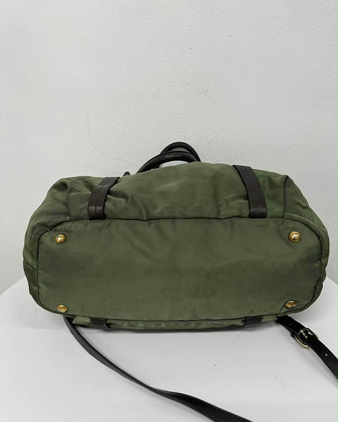 프라다 나일론 가죽 트림 숄더 토트백 상품이미지5