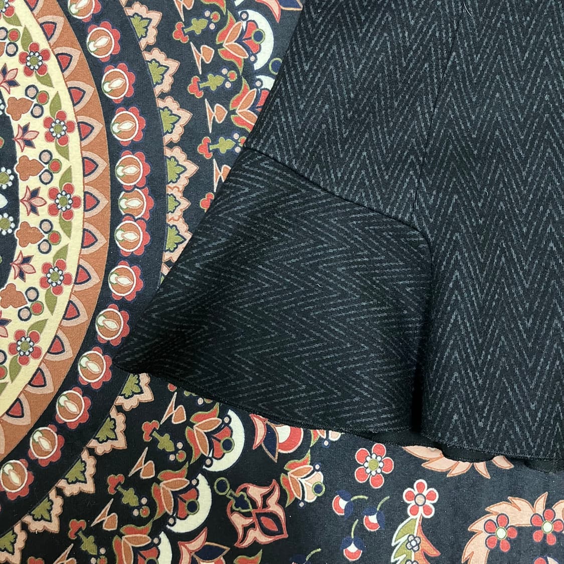 한섬 시스템 모직 헤링본 치마 바지 67-98 상품이미지3