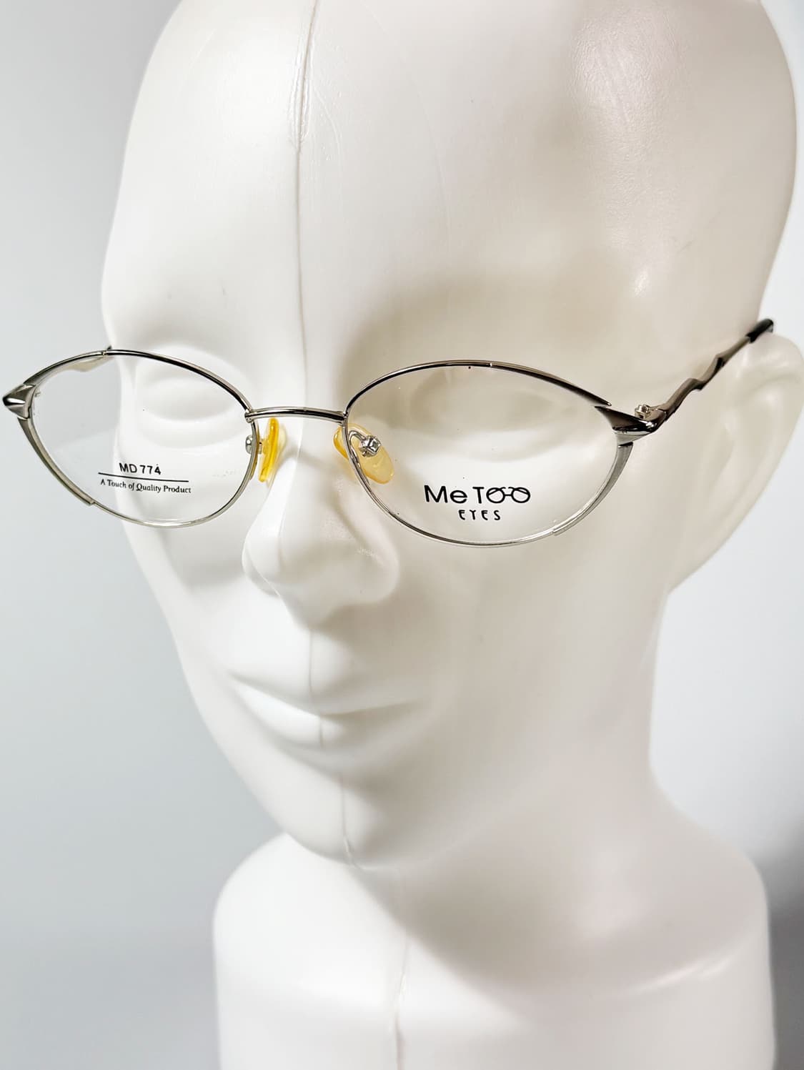 일본제 ME TOO EYES 실버 슬림 오벌 프레임 빈티지 안경 상품이미지8