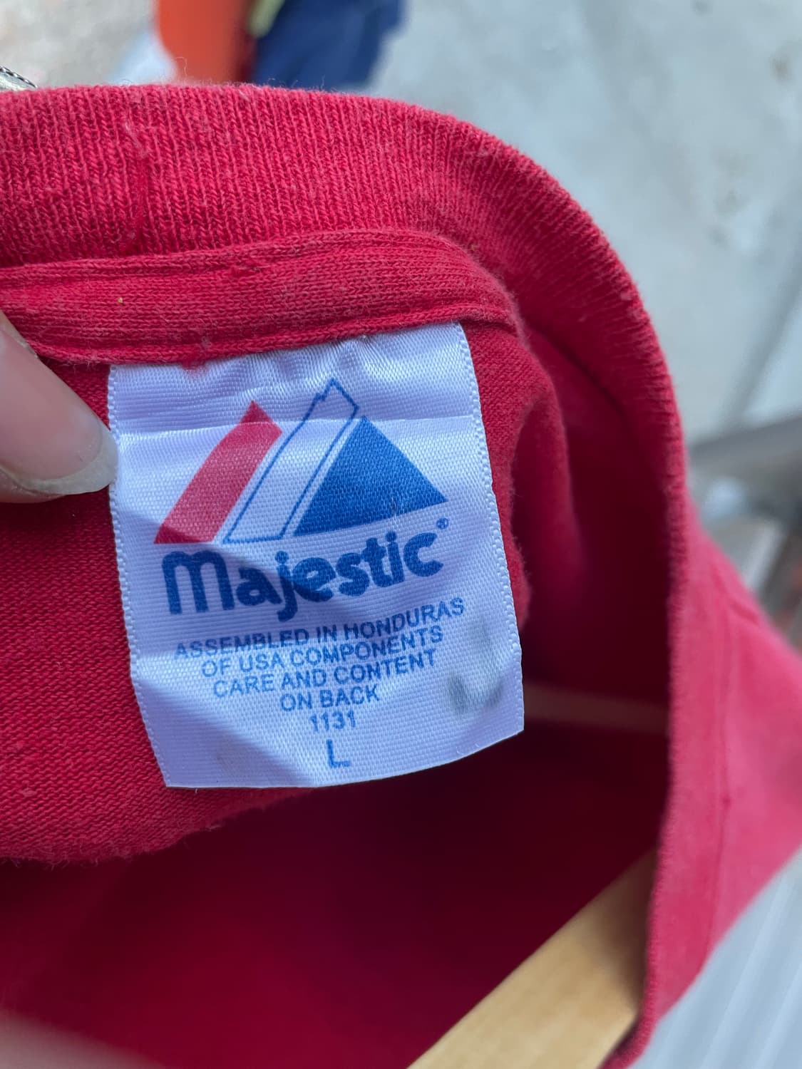 마제스틱 세인트루이스 카디널스 레드 티셔츠 상품이미지7