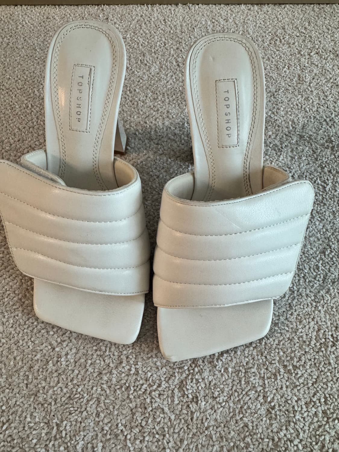 Topshop 화이트 슬리퍼샌들 상품이미지2