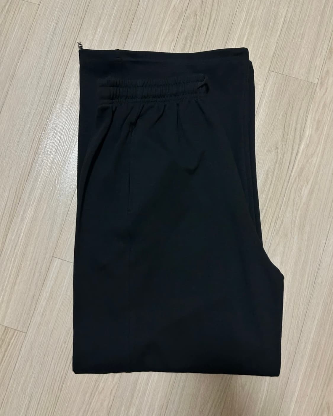 블랙업 비베이직 에어스웨트 와이드 투웨이 밴딩팬츠 상품이미지2