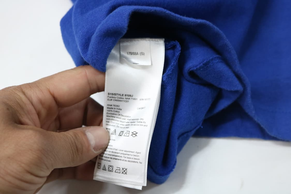 팀버랜드 빈티지 그래픽 블루 반팔 티셔츠 (S) 상품이미지9