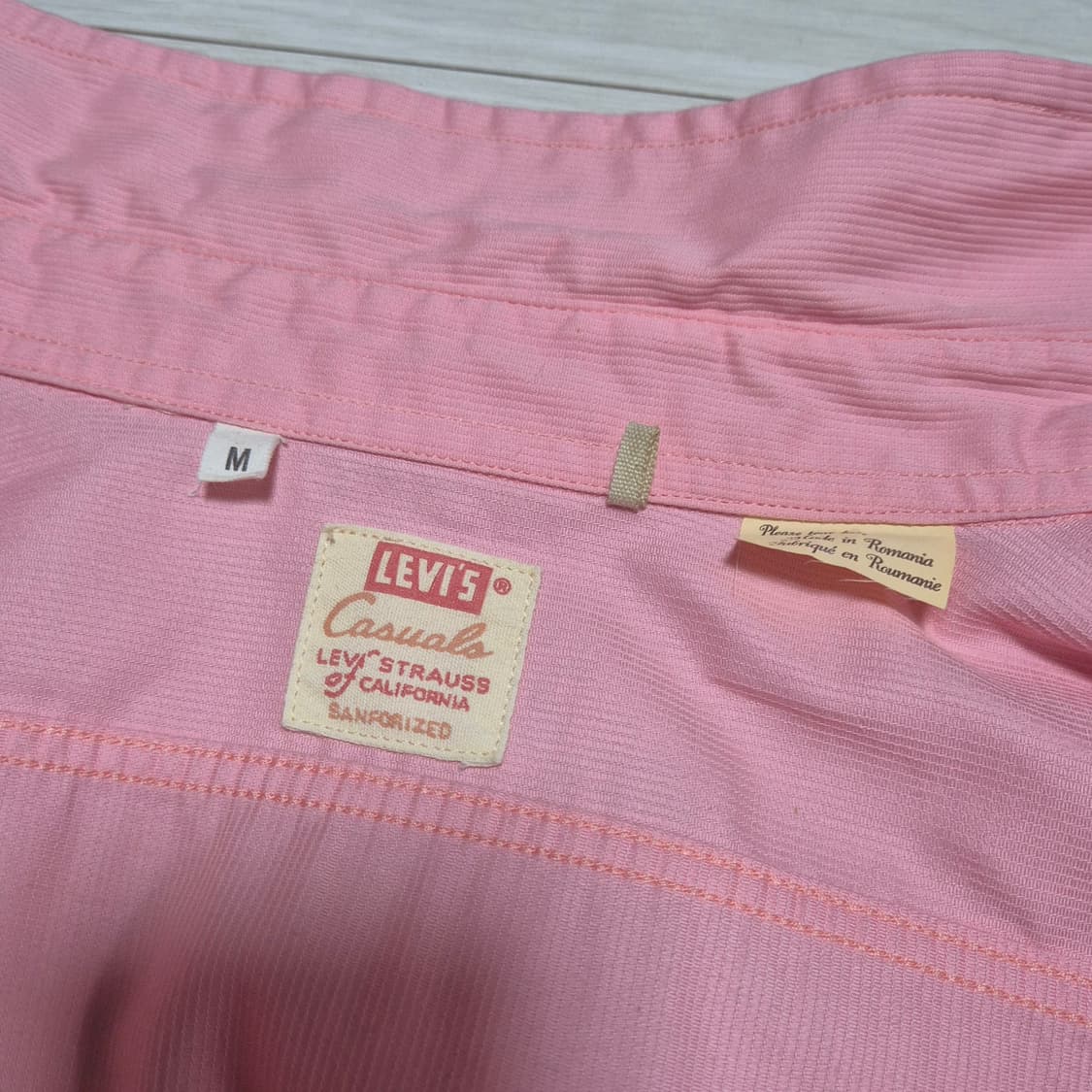 LVC 리바이스빈티지클로딩 핑크 셔츠 판매 상품이미지3