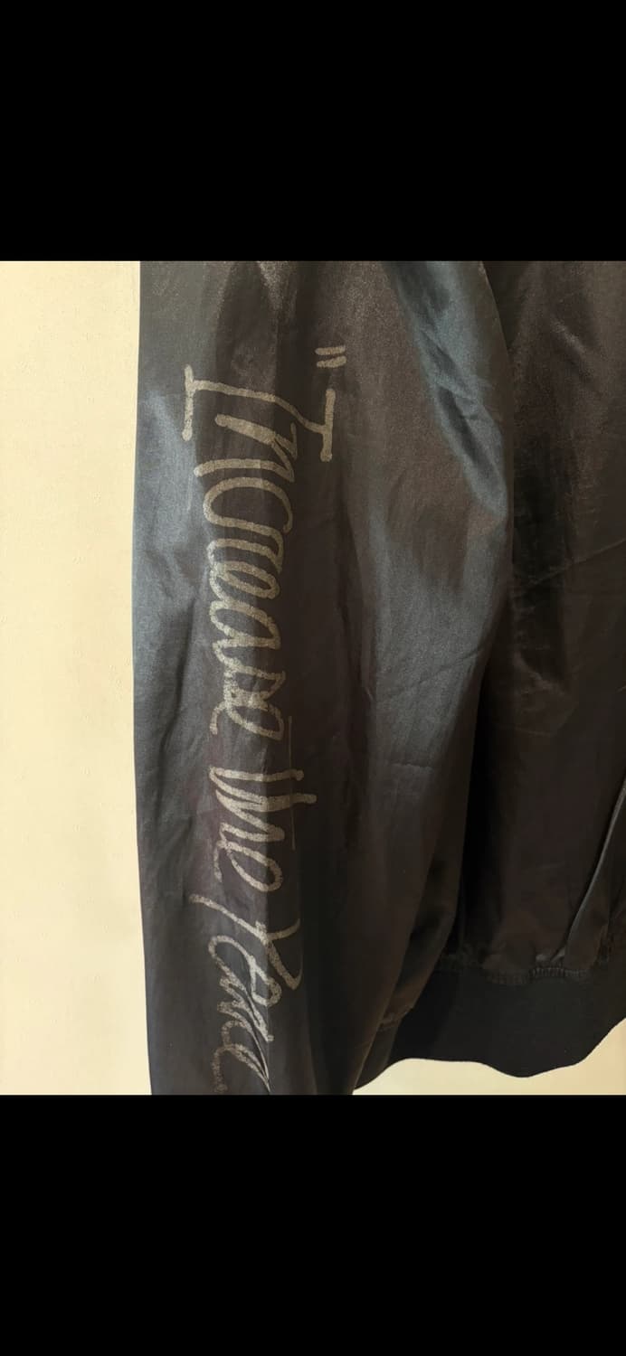 스투시 블랙 사틴 스타디움 자켓 상품이미지5