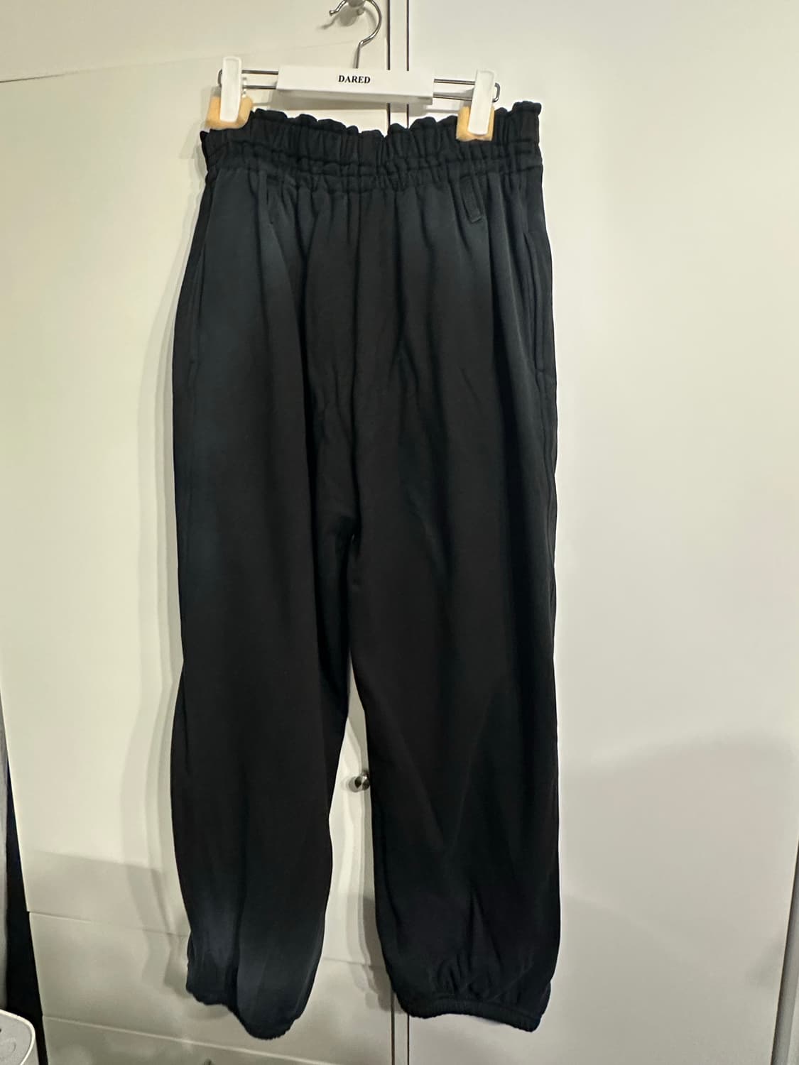 lcdc 워시드 스프레이 팬츠 블랙  상품이미지3