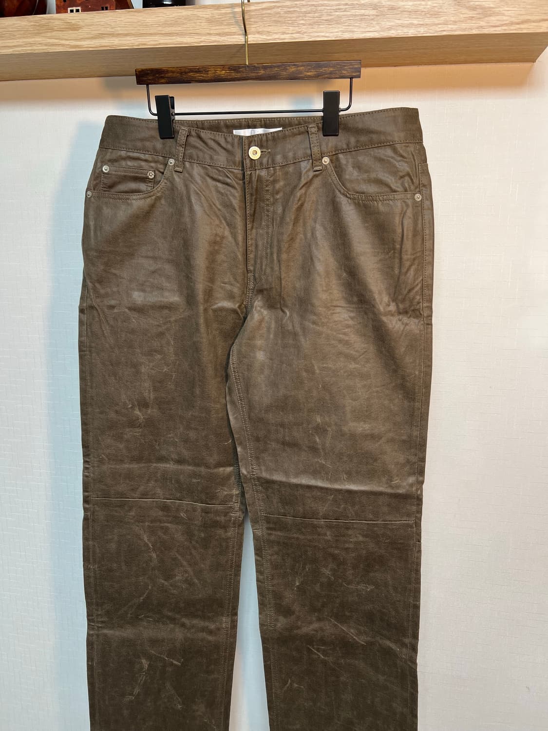 리트 레더 팬츠 상품이미지3