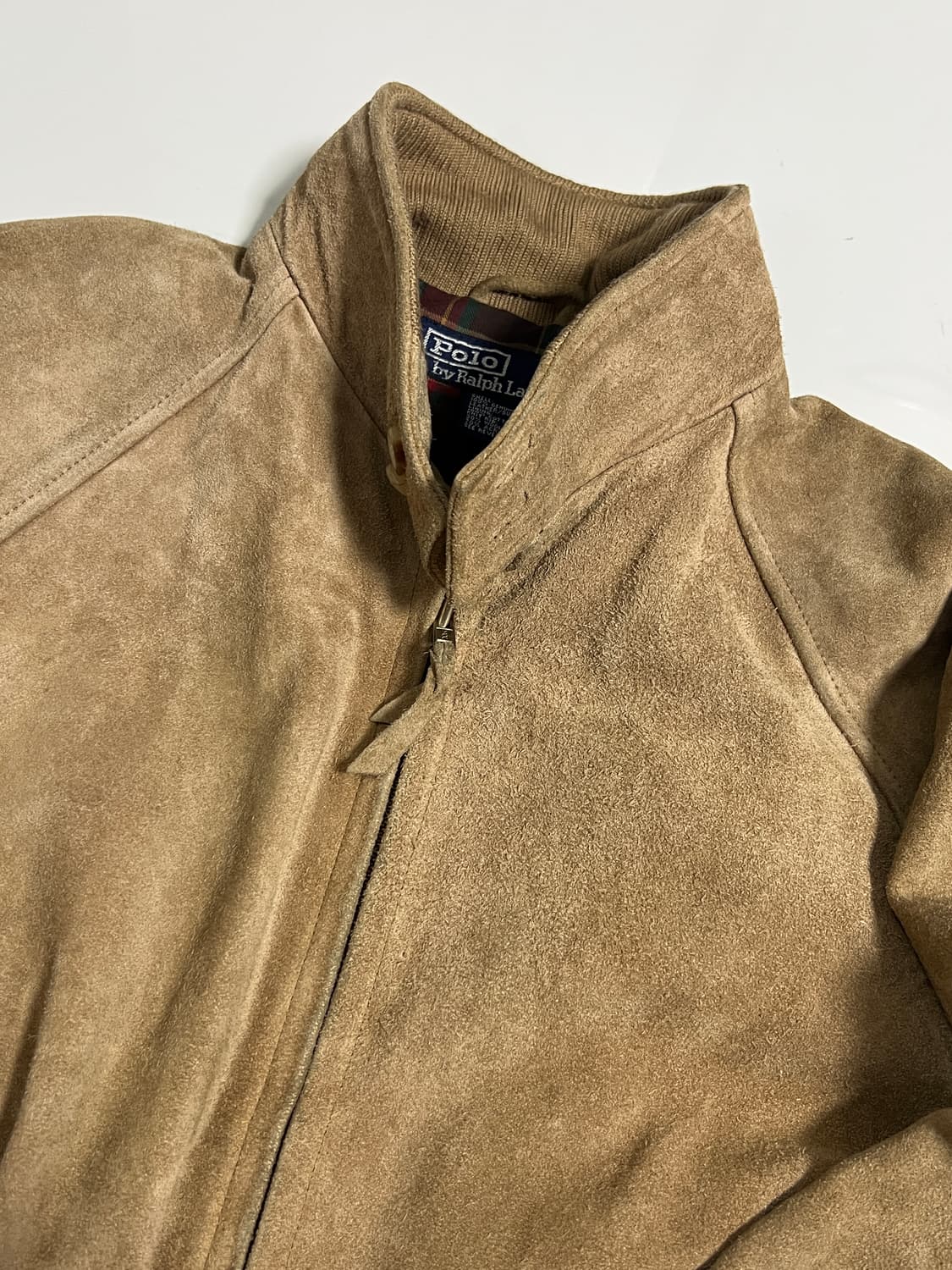 90s 폴로 랄프로렌 스웨이드 해링턴 자켓 L 바라쿠타 G9 상품이미지7