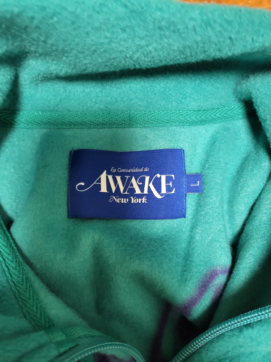 Awake NY 어웨이크 뉴욕 플리스 후리스 다이스 풀오버 반집업 L 상품이미지7