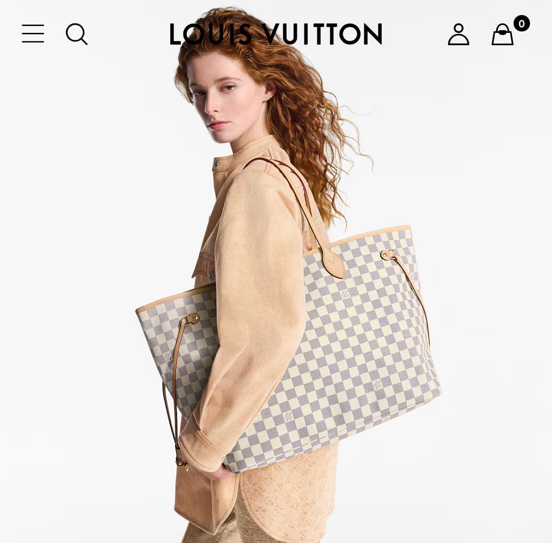 루이비통 다미에 아주르 캔버스 네퍼불 GM 상품이미지7