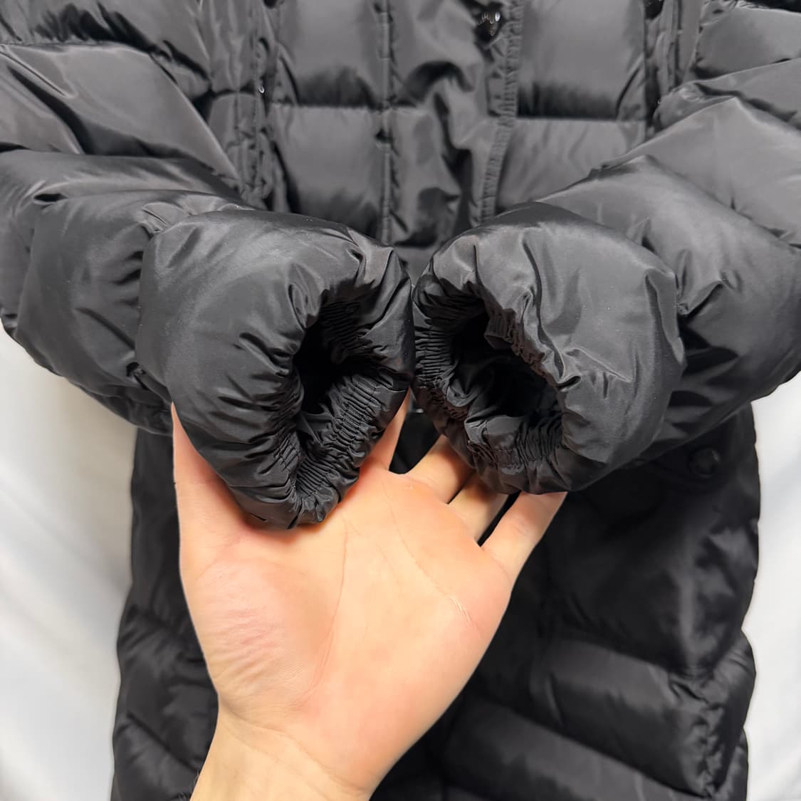 [S급/0] 몽클레어 클로에 여성패딩 블랙 라쿤퍼 풀구성 끌로에 상품이미지8