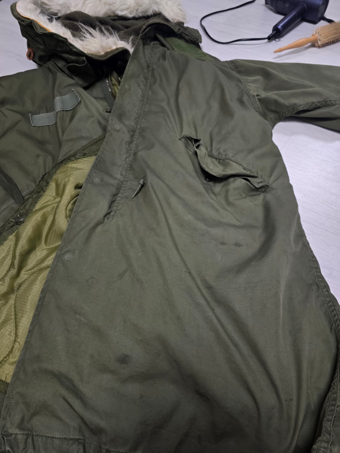 M-65 피쉬테일 개파카 풀세트 상품이미지7