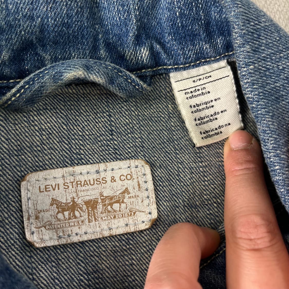 W 95 리바이스 데님 트러커 자켓 상품이미지3