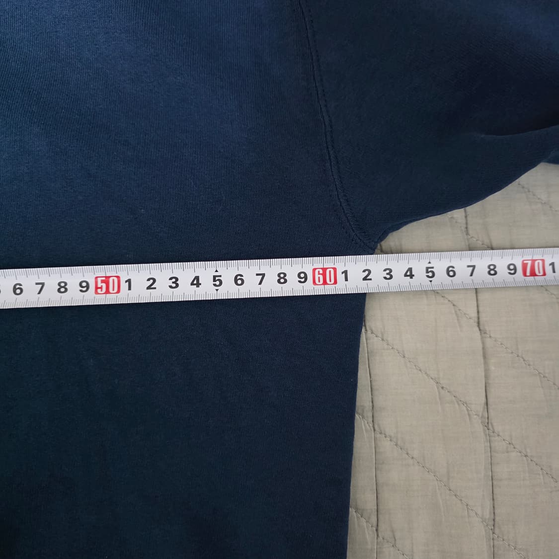 [XL] 90s 빈티지 러셀 네이비 더티 페이드 트래쉬드 맨투맨 스웻 상품이미지8