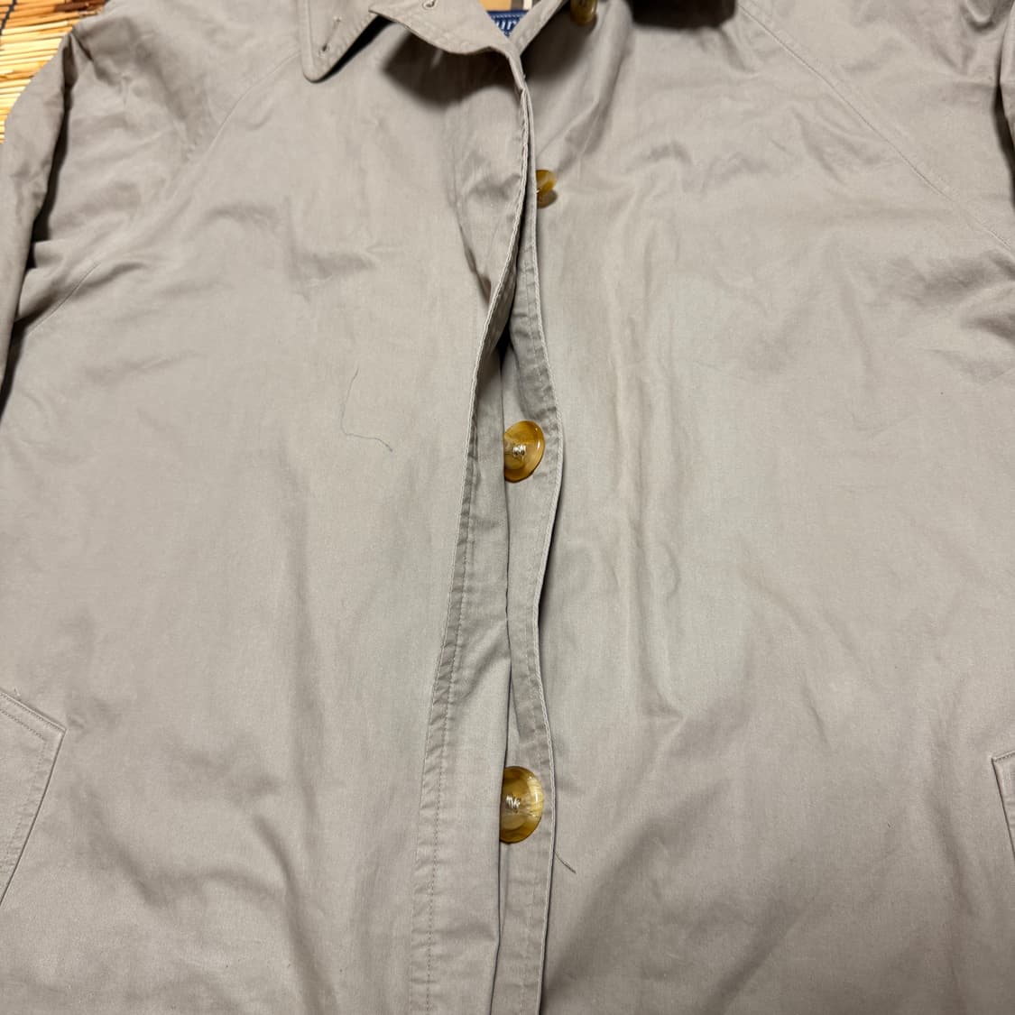 버버리 노바체크 싱글 카 코트 정품 상품이미지5