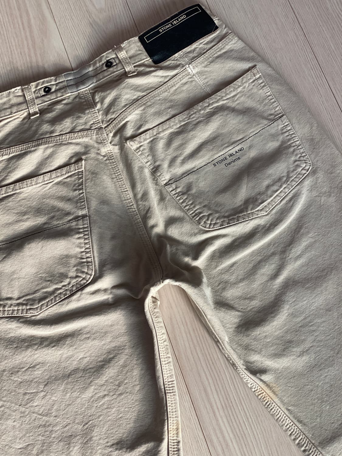  스톤아일랜드 베이지 치노 레귤러 핏 31~32 사이즈 상품이미지5