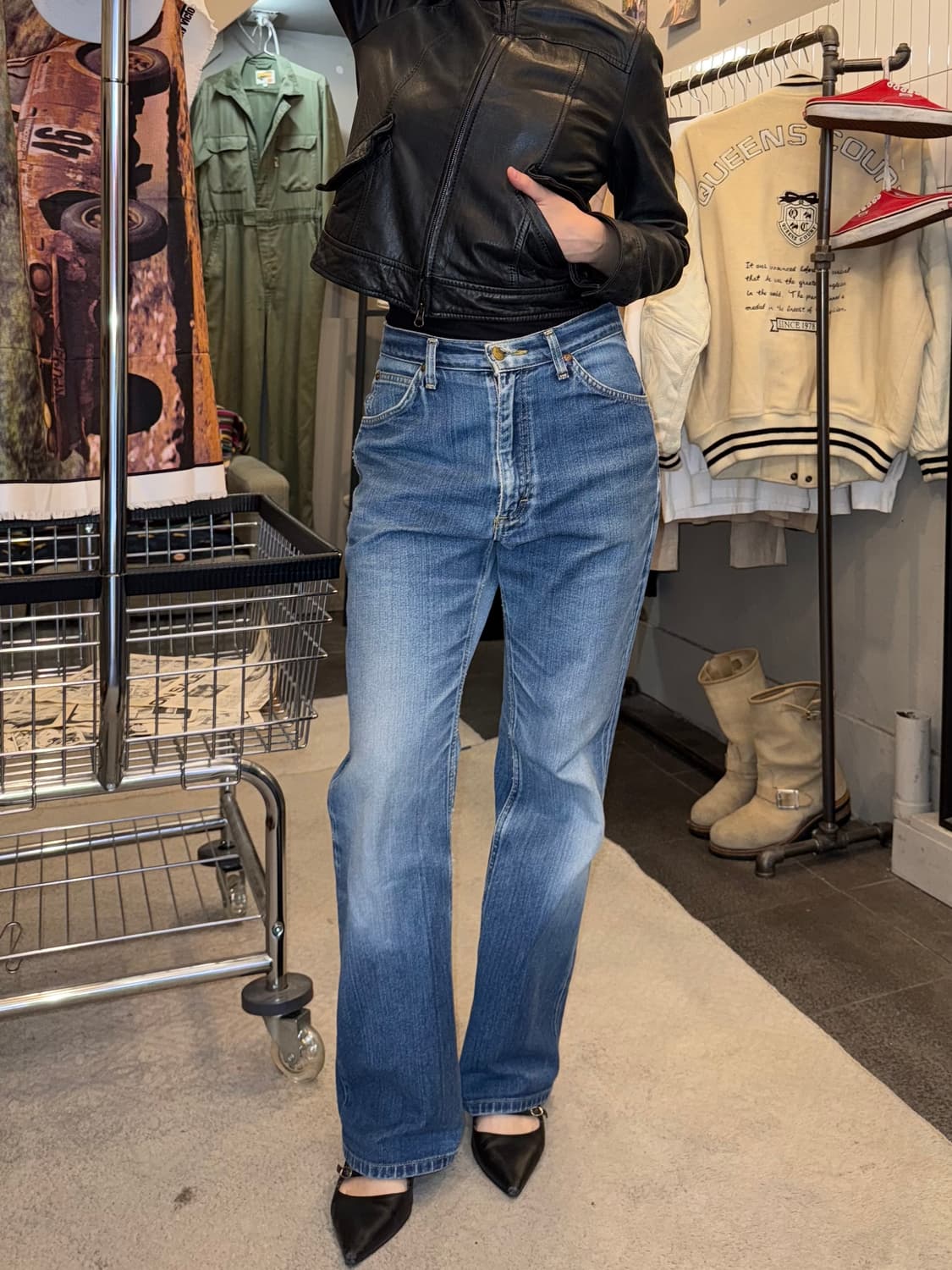 00‘s Miss Lee straight denim pants 상품이미지2