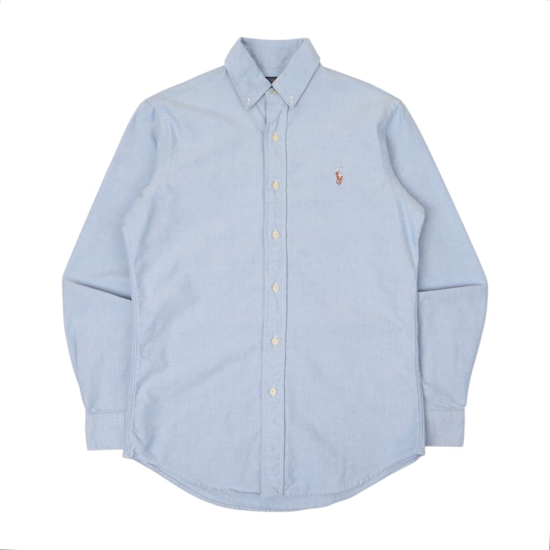 폴로 랄프로렌 QR 옥스포드 라이트 블루 멀티포니 셔츠 상품이미지1