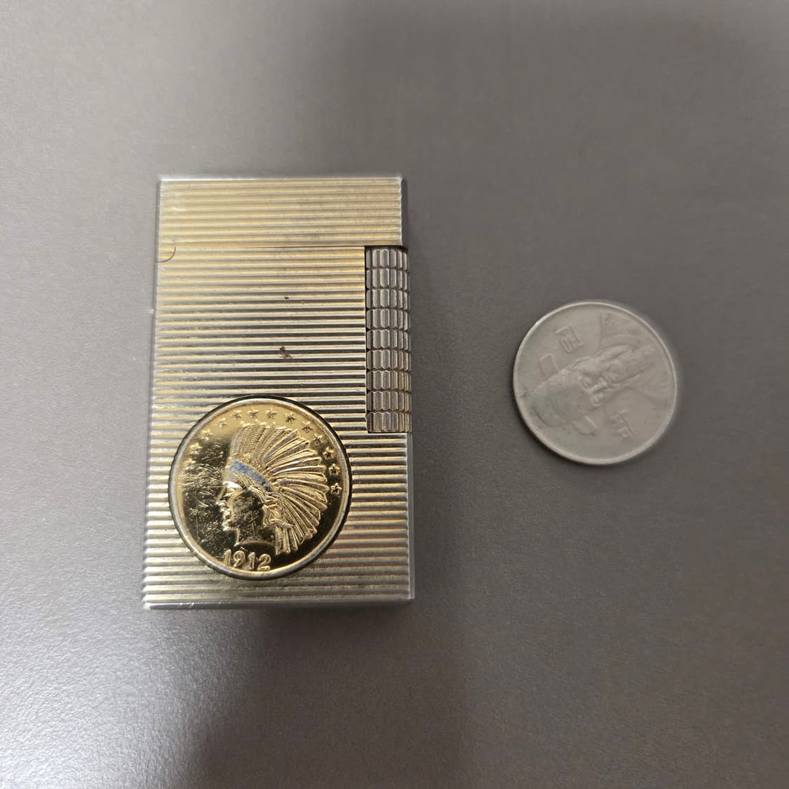 1912년 미국 인디언 헤드 주화 빈티지 라이터 상품이미지3